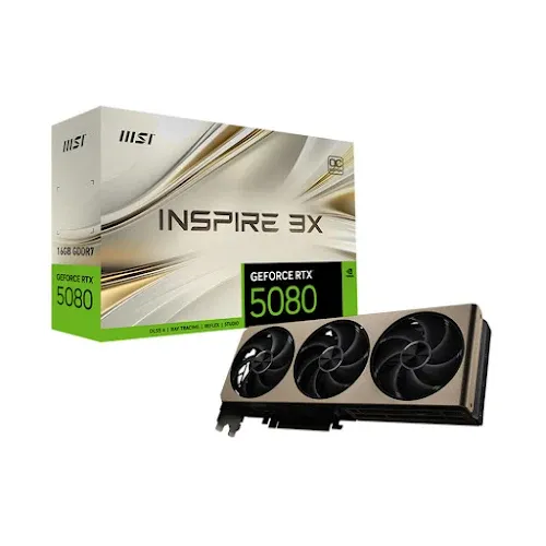 Card màn hình MSI RTX RTX 5080 16G INSPIRE 3X OC